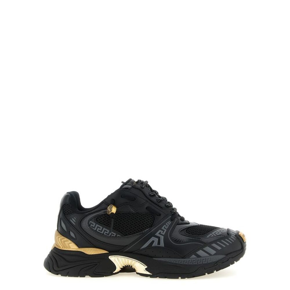Versace Multicolor Calfskin Athletic Men's Sneakers